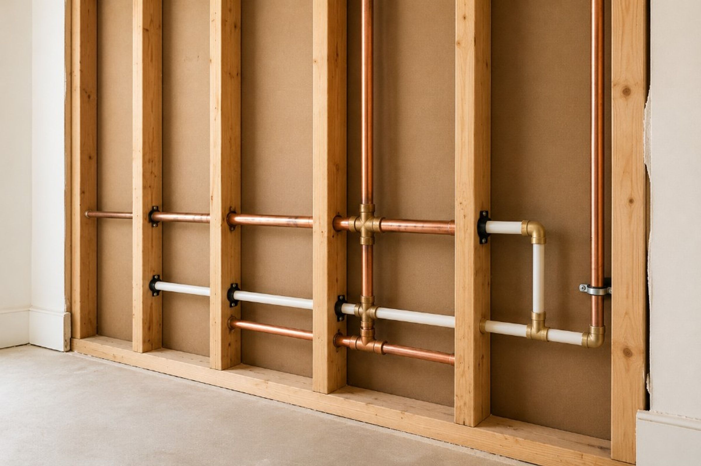 Diamond Plumbing whole-house copper repiping installation